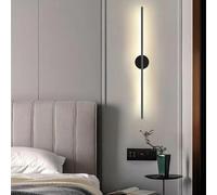 HQHYGM Indoor Wall Lamp Long Strip Wall Mounted Light Nordic Style Wall Minimalist Background Decoration for Bedroom Mirror Stairs 3000K/4500K/6000K Nightlight