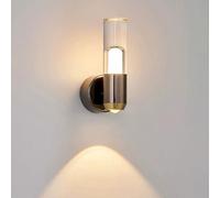 HQHYGM Indoor Wall Light 6W Metal Wallp Industrial Alumibedsidep Brass 2 Flame for Corridor Bedroom Liviroom