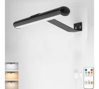 HQHYGM Indoor Wall Light Battery 2.8W with Remote Control Without Connection Wallp with USB Rechargeable Wall Lightibedsidep