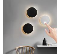 HQHYGM Indoor Wall Light with Touch Control Switches Wall Lamps Interior Decor Wall Sconces for Bedroom Cafeteria Decorative Illumination 3000K/4500K/6000K Acrylic