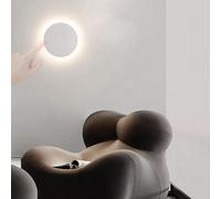 HQHYGM Indoor Wall Light with Touch Control Switches Wall Lamps Interior Decor Wall Sconces for Bedroom Cafeteria Decorative Illumination 3000K/4500K/6000K Acrylic