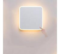 HQHYGM Indoor Wall Light with Touch Control Switches Wall Lamps Interior Decor Wall Sconces for Bedroom Cafeteria Decorative Illumination 3000K/4500K/6000K Acrylic