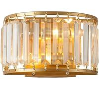 HQHYGM Indoor Wallp with Hardware Body Crystalpshadeden Wall Lights for Bedroom Bedside Liviroom Corridor Restaurant Bar Kitchen Decoration Charmiwall Sconces
