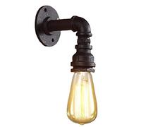 HQHYGM Industrial Wall Mounted Lights Water Pipe Wall Light Fixture Retro Wall Lamp for Living Room Fireplace Mantel Foyer Hallway