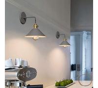 HQHYGM Industrial Wall with On Off Switch Wall Lamp Copper Wall Lights Frosted Paint Body Bedside Bathroom Vanity Lights Bedroom