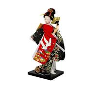 HQHYGM Japanese Kimono Doll Tabletop Ornament 25cm Figurine Asian Kabuki Figure for Bedroom Gift Home Table Decoration