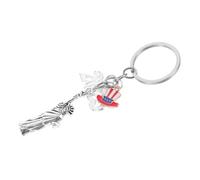 HQHYGM Key Chain Hat Keychain Statue of Keychains Pendant New York s Commemorative s Balloon s Hanging s Flag Metal