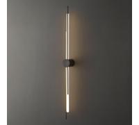 HQHYGM Linear Bathroom Vanity Fixture Brass Lamp for Bedside Strip Mounted Light with Acrylic Shade Bedroom Living Room Hallway Wall Fixtures