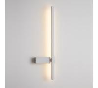 HQHYGM Linear Metal Wall Light Ultra-Thin Long Strip Wall Lamp Black Rotatable Adjustable Wall Sconces Living Room Decorative Wall Lamps 3000K