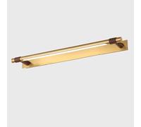 HQHYGM Linear Vanity Lamp Bathroom Light Fixture 120° Rotating Mirror Cabinet Lamps Display Lights Minimalist Mirror Front Fixture Makeup Wall Sconces/D+Wood Grain Finish/81Cm