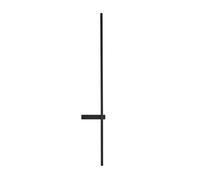 HQHYGM Linear Wall Geometric Wall Light Fixture Indoor Wall Mount Lamp 3000K Warm White Wall Sconces for Living Room Background Bedroom Hallway Lights/Black/122.5Cm