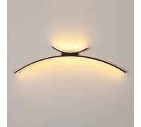HQHYGM Linear Wall Minimalist Sconces Wall Fixture Metal Wall Light in Semi-ARC Smodern Wall Lamps for Living Room Bedroom 3 Color Mode Wall Washer/K/60Cm