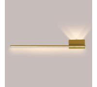 HQHYGM Linear Wall Wall Light Long Strip Wall Mounted Lamp Minimalist Sconces Wall Fixture for Living Room Bedroom Bedside Indoor Wall Washer/D3000K/100Cm