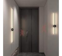 HQHYGM Long Strip Wall Lights with Motion Sensor Wall Lamp 3000K/4000K/6000K Wall Aluminum Mounted Indoor Bedside Decoration Light Living Room