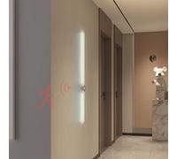 HQHYGM Long Strip Wall Lights with Motion Sensor Wall Lamp 3000K/4000K/6000K Wall Aluminum Mounted Indoor Bedside Decoration Light Living Room