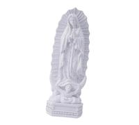 HQHYGM Mary Religious Sculpture 20cm Decorative Standing Resin Ornament Blessed Mother Statue for Living Room Home Car