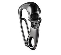 HQHYGM Metal Retro Skull Keychain Stainless Steel Carabiner Clip Heavy Duty for Bag Backpack Accessories Style Halloween Key Chain