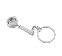 HQHYGM Metal Sturdy Coffee Tools Keychain Smooth Finish Craftsmanship Souvenir for Car Keys Bags and Back