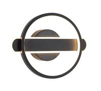 HQHYGM Minimalist Wall, Creative Ring Wall Lamps with 3 Brightness, Iron Art Wall Mounted Light, Roung Lights Fixtures for Bedside Bedroom Living Room