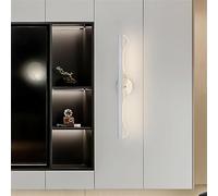 HQHYGM Minimalist Wall Lights ° Rotating Indoor Wall Lamp Bedside up Down 180° Adjustment Wall Sconces Long Strip Metal Acrylic Shade Wall for Living Room Bedroom