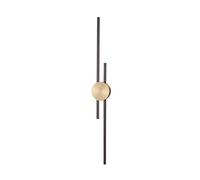 HQHYGM Minimalist Wall Wall Light Fixture Linear Strip Wall Lamp Geometric Hardwired Sconces Wall Living Room Wall Lights Bedroom Wall Lamps Indoor Wall Washer/Svart/92Cm
