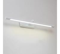 HQHYGM Mirror Front Wall Lamp Bathroom Wall Light Indoor Waterproof Wall Decorative Wall Long Strip Acrylic for Bedroom Bathroom Mirror (White-Neutral Light 56cm)