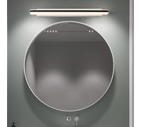 HQHYGM Mirror Wall with Waterproof Bathroom Wall Lamp Acrylic/Iron Long Rectangular Wall Indoor Minimalist for Living Room Bedroom Hallway (40cm White White Light)