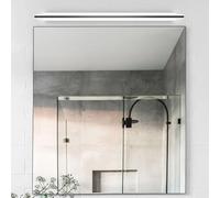 HQHYGM Mirror Wall with Waterproof Bathroom Wall Lamp Acrylic/Iron Long Rectangular Wall Indoor Minimalist for Living Room Bedroom Hallway (40cm Black White Light)