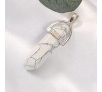 HQHYGM Natural Crystal Natural Crystal Jewel Necklace Hexagonal Stone Pendant Necklace Men's and Women's Fashion Jewelry,Style 9,1PC (Color : Style 17, Size : 1PC)