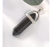 HQHYGM Natural Crystal Natural Crystal Jewel Necklace Hexagonal Stone Pendant Necklace Men's and Women's Fashion Jewelry,Style 9,1PC (Color : Style 16, Size : 1PC)