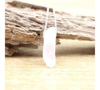 HQHYGM Natural Crystal y Chains Raw Stone Silce Slab Pendants Crystal Amethysts Quartz Lapis Gems Necklace Jewelry,Citrine (Color : Rose Quartz)