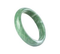 HQHYGM Natural Green Jade Bangle Bracelet for Women Good Luck Healing Wealth Bracelet with Box Elegant Green Jade Bangle Yoga Meditation Birthday Gift(GuizhouD, 58-59mm)