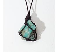 HQHYGM Natural Irregular Crystal Necklaces Pendants Suspension Gem Stone Reiki Quartz for Women Men Jewelry Gift Home furnishings Stone Mineral Specimen