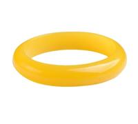HQHYGM Natural Jade Bangle Bracelet For Women Genuine Yellow Bracelet with Jewelry Box,Made by Masters, National Inspection and Certification