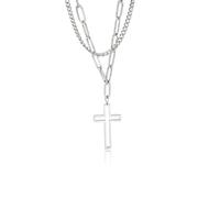HQHYGM Necklace Pendant Chain Men Women Jewellery Pendant Necklace Double Layer Necklace Jewelry Household