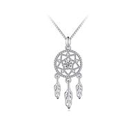 HQHYGM Necklaces for Women Girls Dreamcatcher Necklace Female Clavicle Chain Inlaid Gift Creative Necklace Pendant Choker Necklaces Household