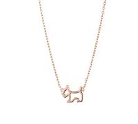 HQHYGM Necklaces for Women Girls Puppy Dog Pendant Hollow Necklace Memorial Jewelry For Women Girls 17"-18" Choker Necklaces Household