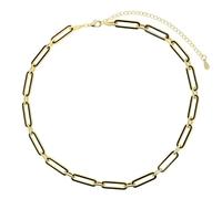 HQHYGM Neon Necklace For Women and Men, Rainbow Summer 7 Colors Neon Paper Clip Chain Choker Necklace, Neon Beads Necklace, Neon Jewelry, Neon Necklaces For Glow Party, Neon Necklaces