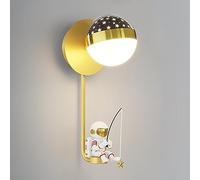 HQHYGM Nordic for Bedside Astronaut Lamp Child'S Room Nounted Light 10W Indoor Lightig Fixture Boys and Girls Bedroom Creative Wall Lights