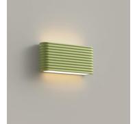 HQHYGM Nordic Wall Light Cream Resin Wall up Down Wall Lamp Rectangular Sconces Wall for Living Room Bedroom Hallway Indoor Wall Washer 18W Wall Spotlights/Green