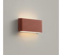 HQHYGM Nordic Wall Light Cream Resin Wall up Down Wall Lamp Rectangular Sconces Wall for Living Room Bedroom Hallway Indoor Wall Washer 18W Wall Spotlights/Red