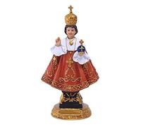 HQHYGM of Prague 22.5cm Resin Infant Jesus Statue for Home Desk Office Decoration