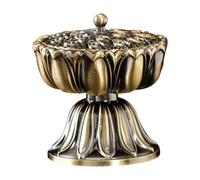 HQHYGM Ornament Gift Collection Decor Censer Burner Coil Incense Holder for Office Desktop Housewarming Bedroom, Bronze