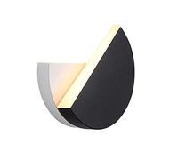 HQHYGM Outdoor Indoor Spin Wall Wall-Mounted Black Rotating Room Fixture Home Wall Light Lamp for Dining Room Bedroom Bedside Living Room Hallway