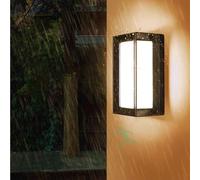 HQHYGM Outdoor Wall Lamps with Motion Sensor IP65 Waterproof Wall Porch Lights Wall Outdoor Security Light Indoor/Outside for Balcony Garage Fence