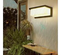 HQHYGM Outdoor Wall Lamps with Motion Sensor IP65 Waterproof Wall Porch Lights Wall Outdoor Security Light Indoor/Outside for Balcony Garage Fence
