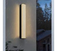 HQHYGM Outdoor Wall Light IP65 Waterproof Wall Lamp Metal Aluminum Long Wall Black Minimalist for Corridor Villa Balcony Patio Garden Decoration Garage Indoor