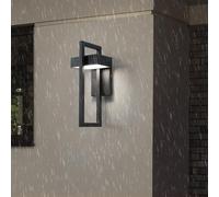 HQHYGM Outside Wall Light Wall Lamp IP65 Waterproof Wall Outside/Indoor Decorative Wall Black Stainless Acrylic for Garden Terrace Balcony (White Light 42cm)