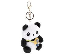 HQHYGM Panda Keychain Key Fob Holder Monkey Figurine Cute Panda Doll Pendant Keyring Bear Key Ring Girl Backpack All Animal Keychain Miss Toy PP Cotton Bags