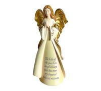 HQHYGM Praying Angel Figurine,Miniature Ornament Table Centerpiece Prayer Sculpture Girl Statue for Living Room Housewarming Bedroom